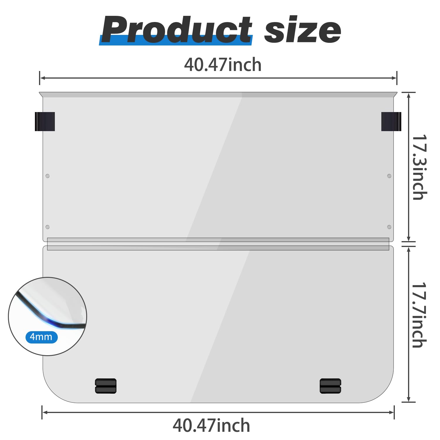 Parabrisas para carrito de golf Yamaha G14 G16 G19 - Imagen 3