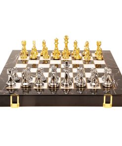 Ajedrez Set, Ajedrez de Viaje de Lujo de Metal Grande para