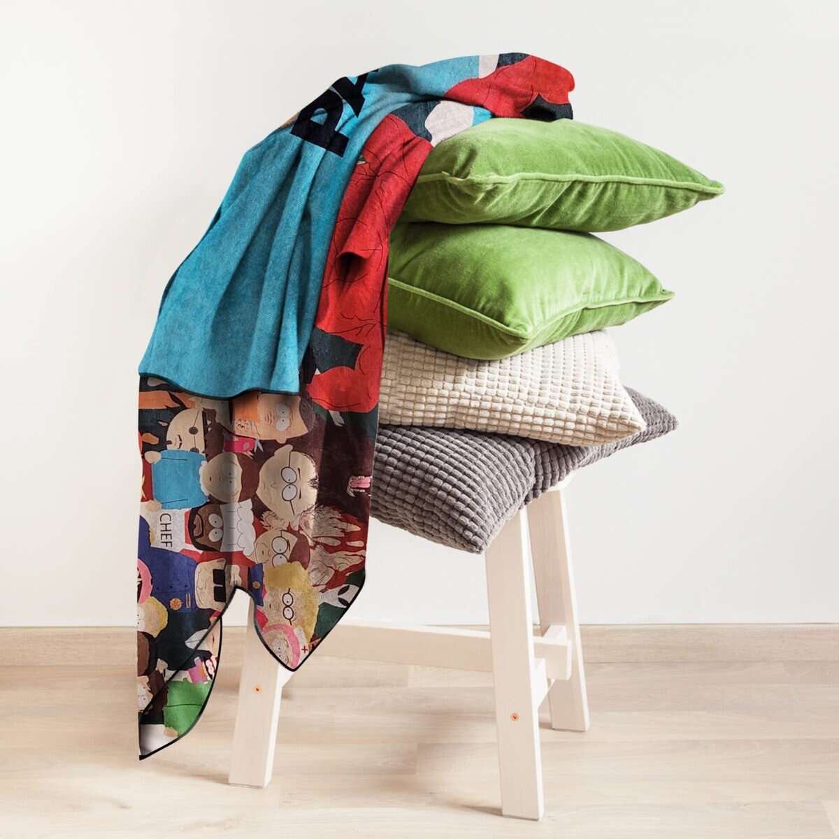 Manta de lanzamiento de franela Bazillion Dreams South Park - Imagen 6