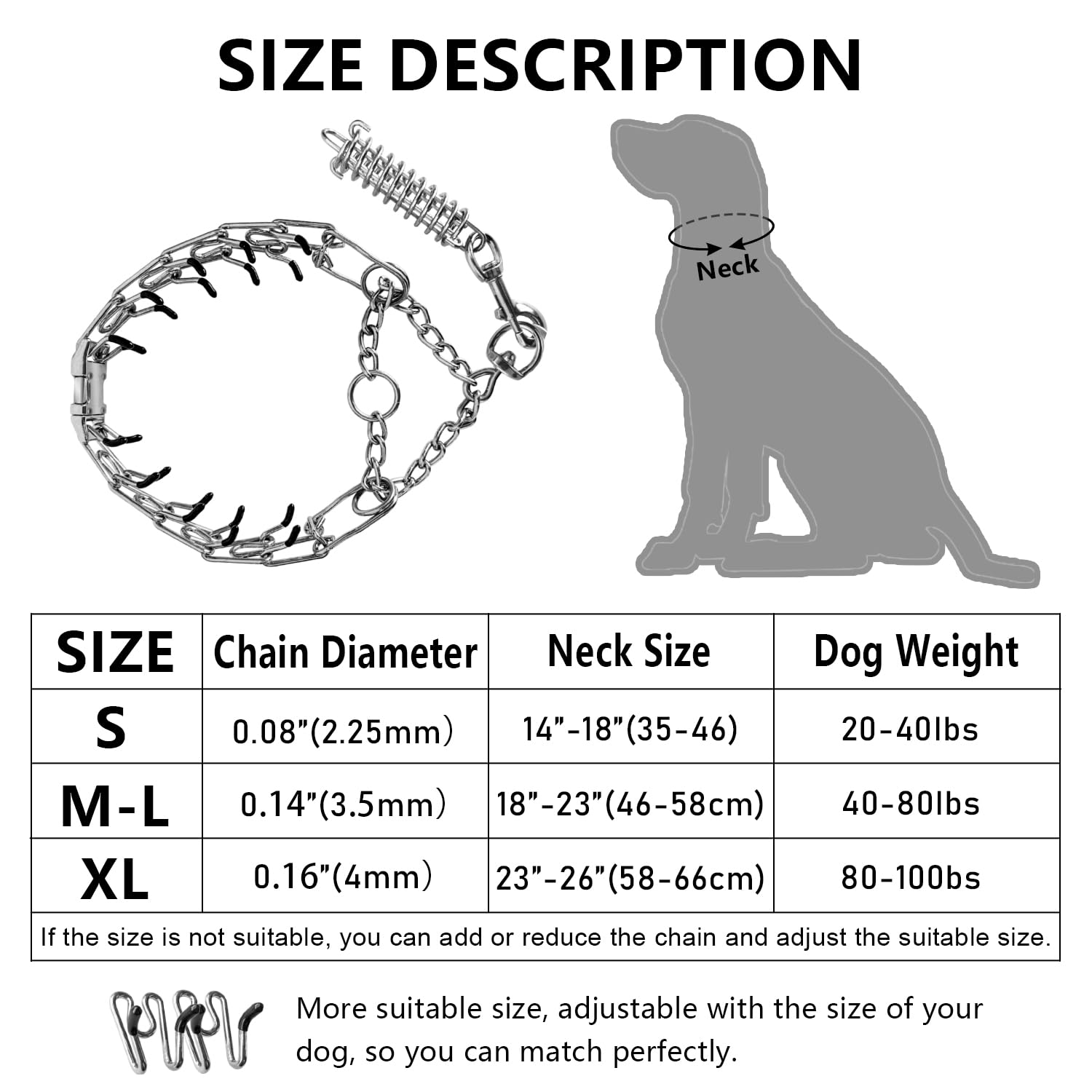 Collar de Hebilla para Perros Pequeños, Medianos y Grandes - Imagen 3