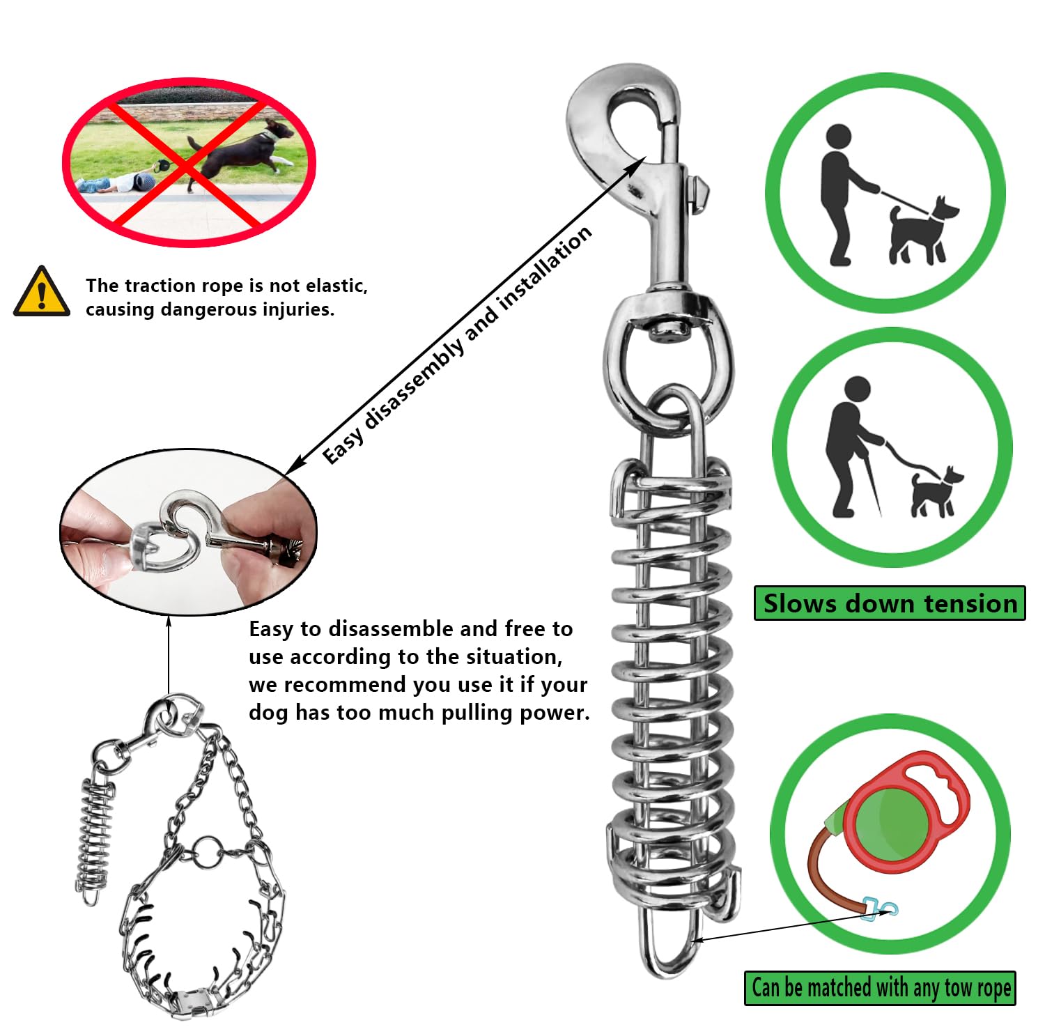 Collar de Hebilla para Perros Pequeños, Medianos y Grandes - Imagen 5