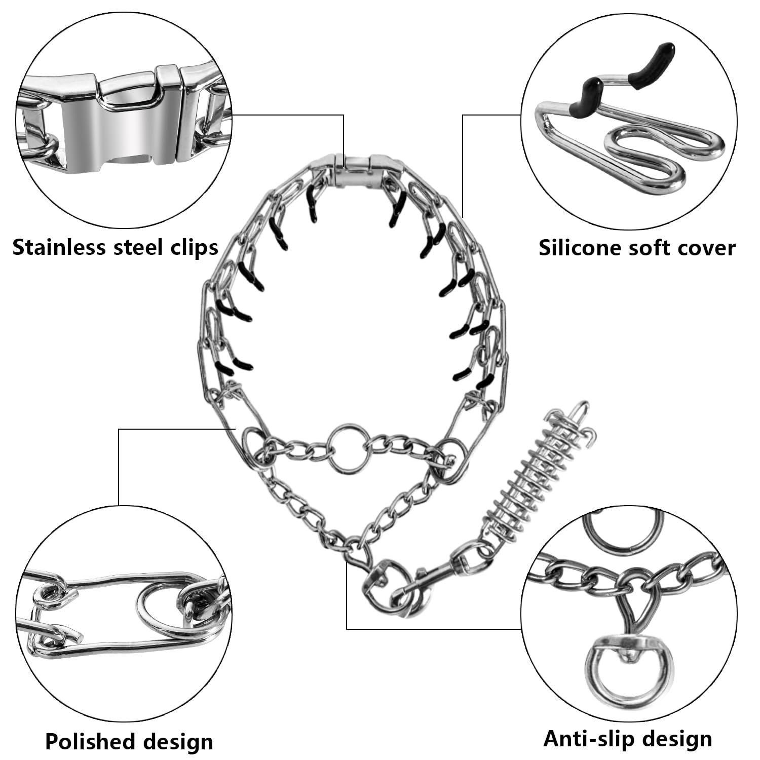 Collar de Hebilla para Perros Pequeños, Medianos y Grandes - Imagen 6