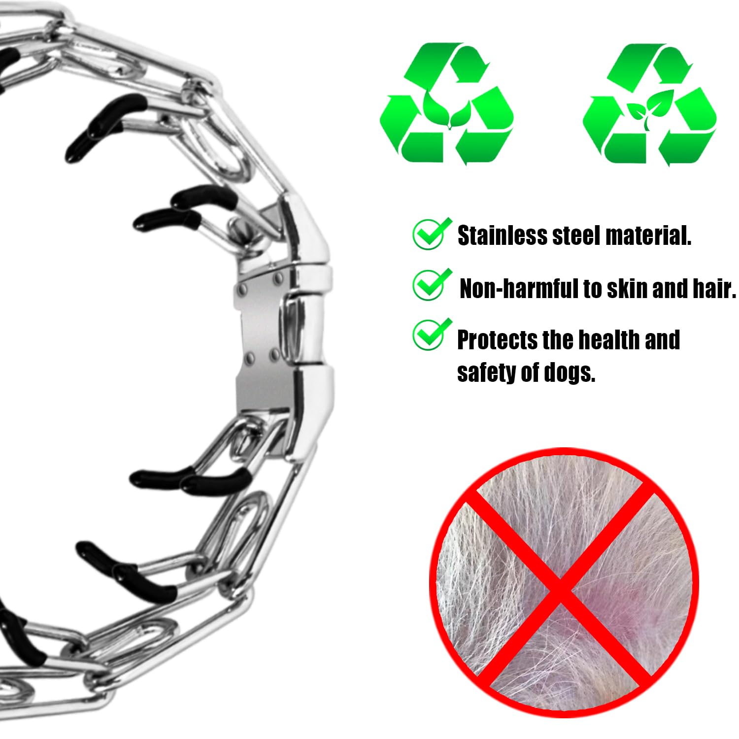 Collar de Hebilla para Perros Pequeños, Medianos y Grandes - Imagen 8