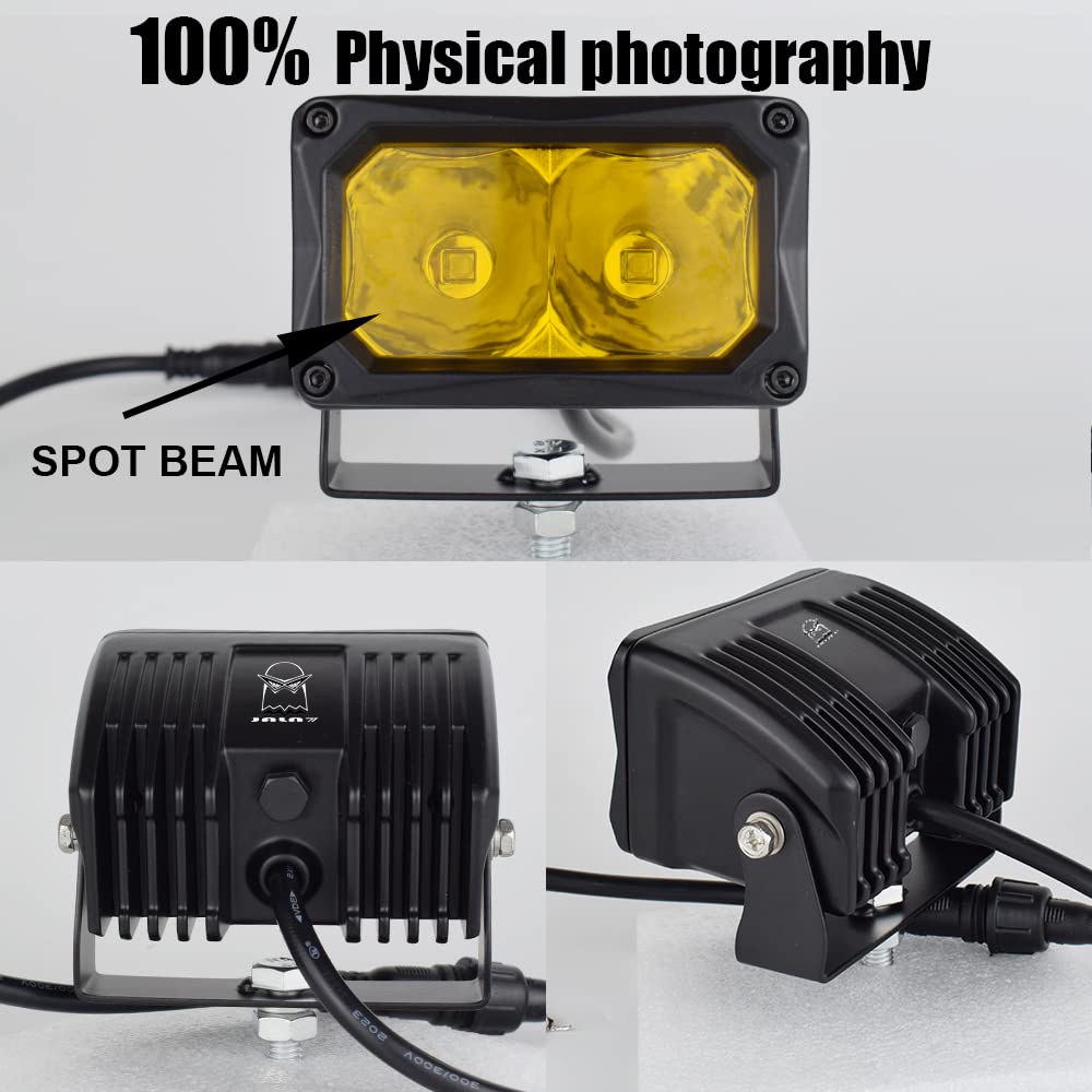 JALN7 LED Pods Amber 3.5 Pulgadas 60W Luces de Conducción - Imagen 3