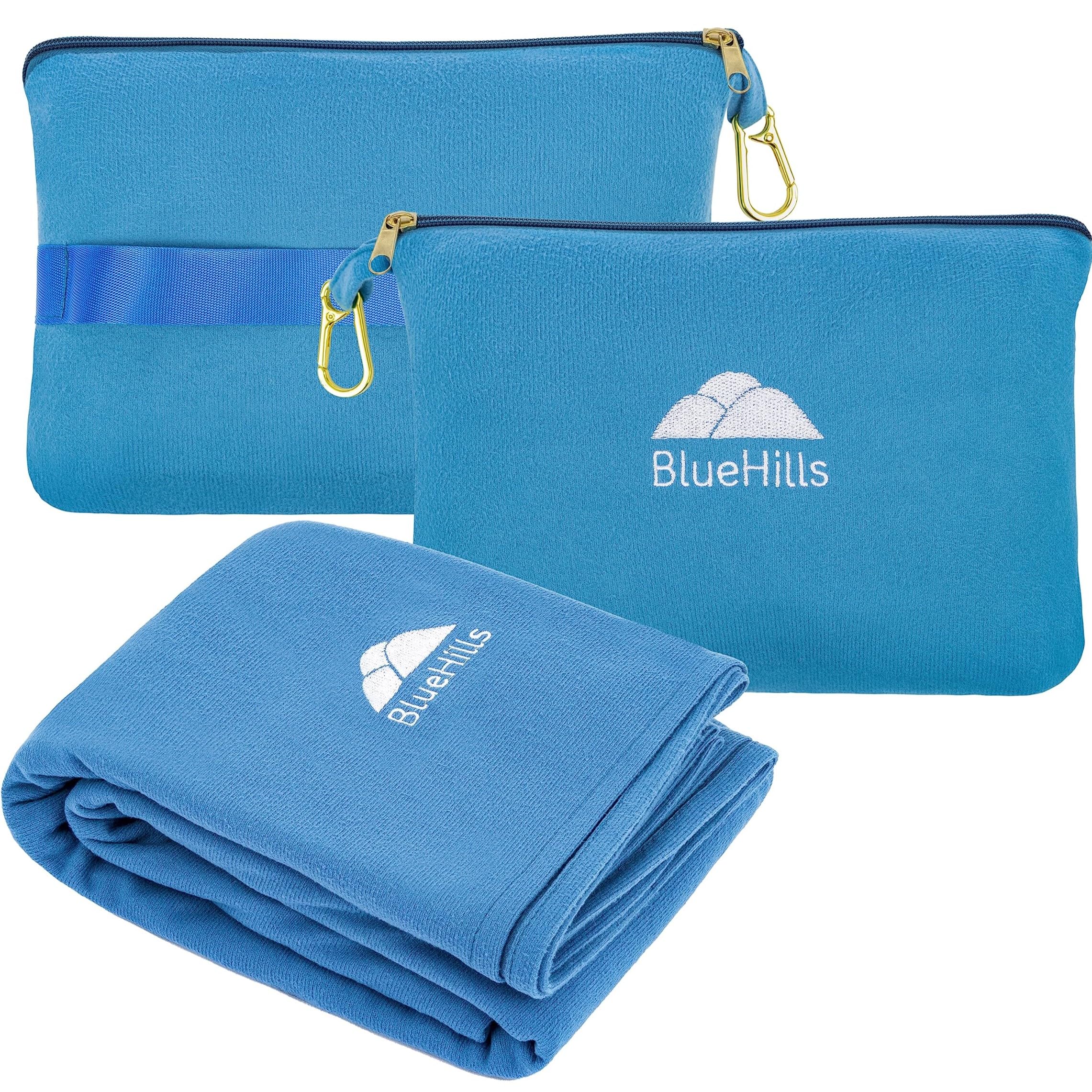 Manta de Viaje con Almohada Compacta y Ligera, Tamaño de