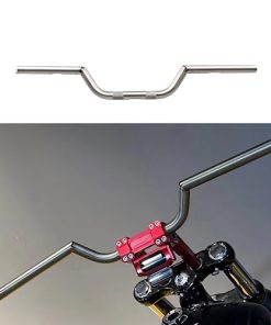 Manillar Recto Corto de Titanio 100% Hecho a Mano para