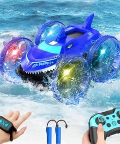 Coche Anfibio RC Axirata con Luces para Niños de 3 a 12