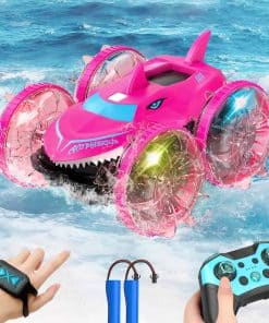 Carro anfibio RC Axirata con luces para niñas de 6 a 12