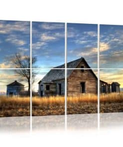 Paneles Acústicos de Arte Vieja Casona en Idaho 8 Paquete