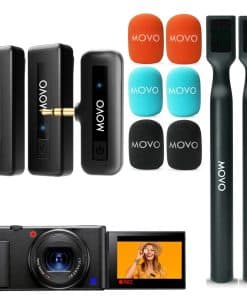 Sistema de micrófono inalámbrico Movo