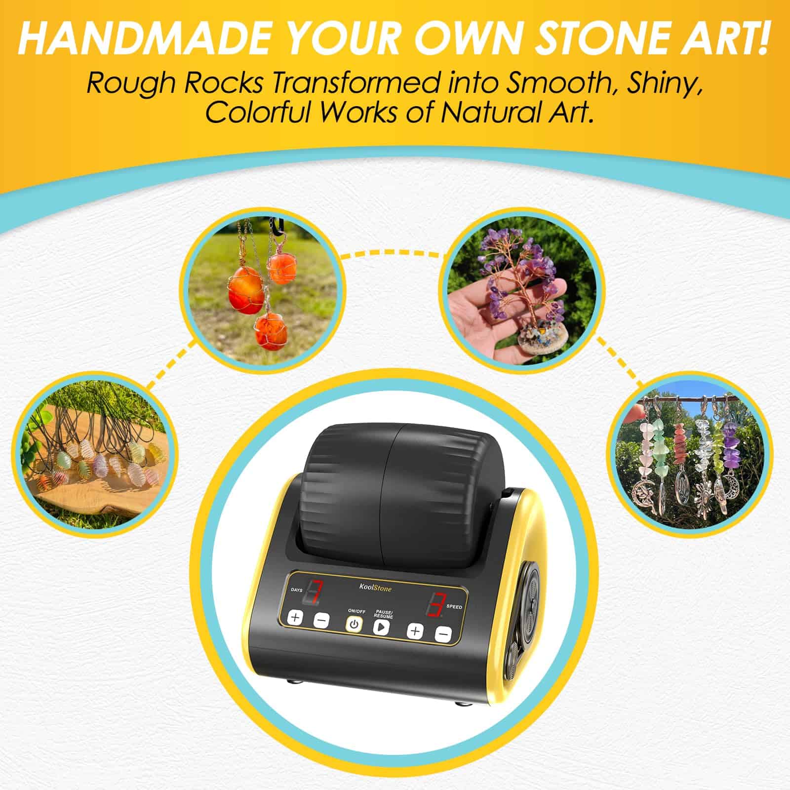Kit de Pulidora de Rocas KoolStone C3 - Edición Hobby para - Imagen 8