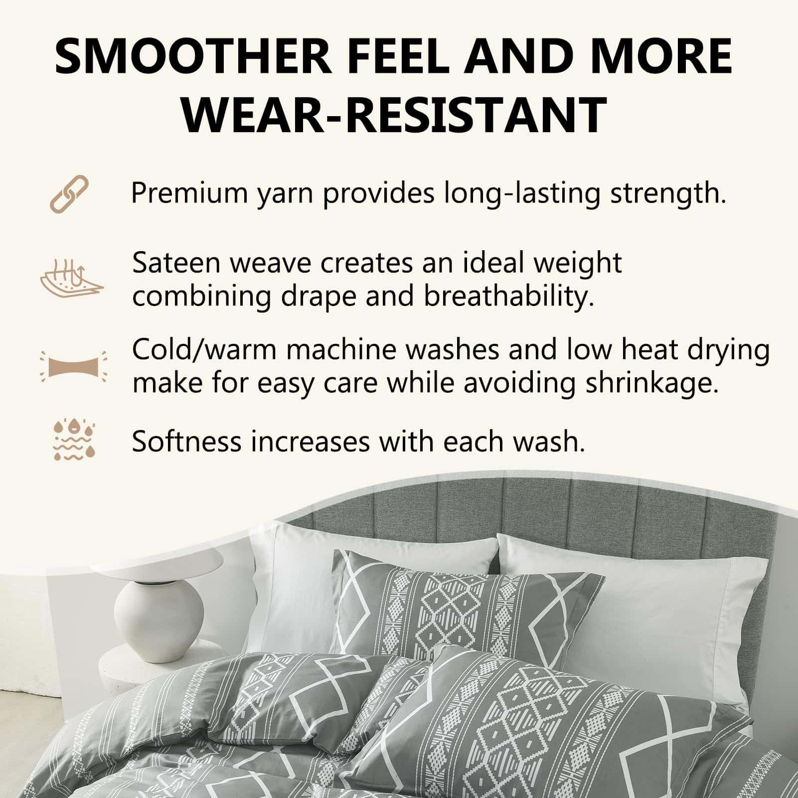 Juego de Funda Nórdica Boho DUOMING Queen - Funda Nórdica - Imagen 7