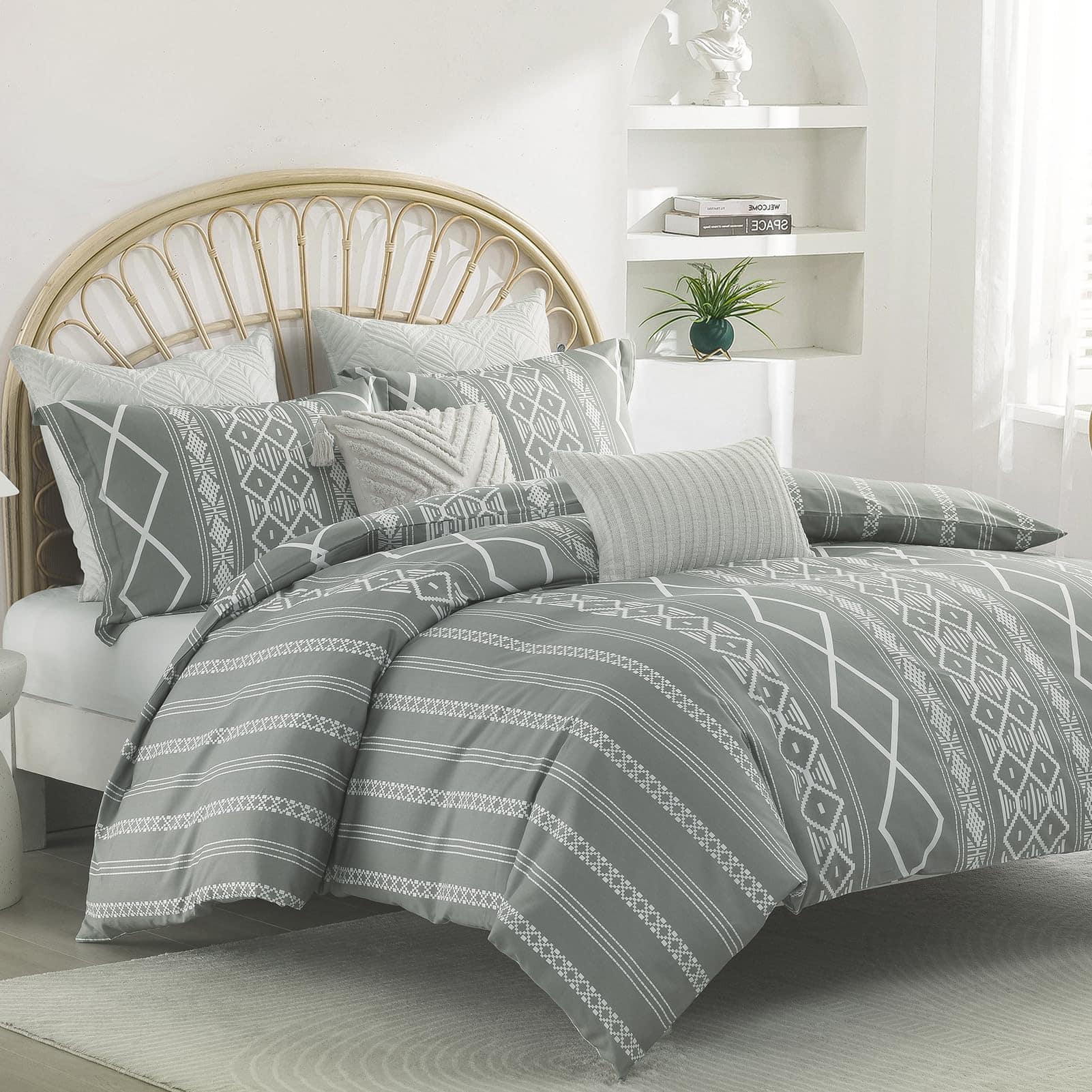 Juego de Funda Nórdica Boho DUOMING Queen - Funda Nórdica - Imagen 9