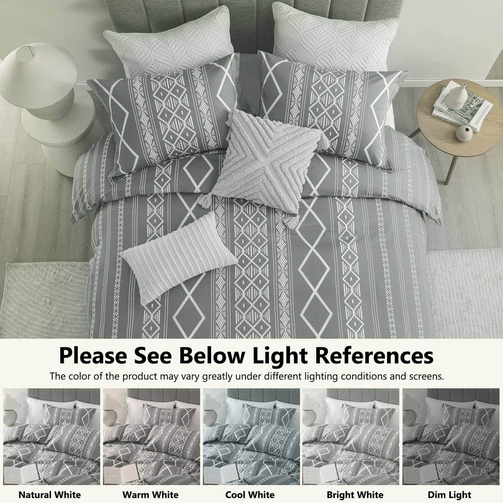 Juego de Funda Nórdica Boho DUOMING Queen - Funda Nórdica - Imagen 5