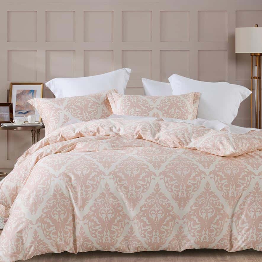 Juego de Funda de Edredón de Algodón DUOMING Queen - Juego