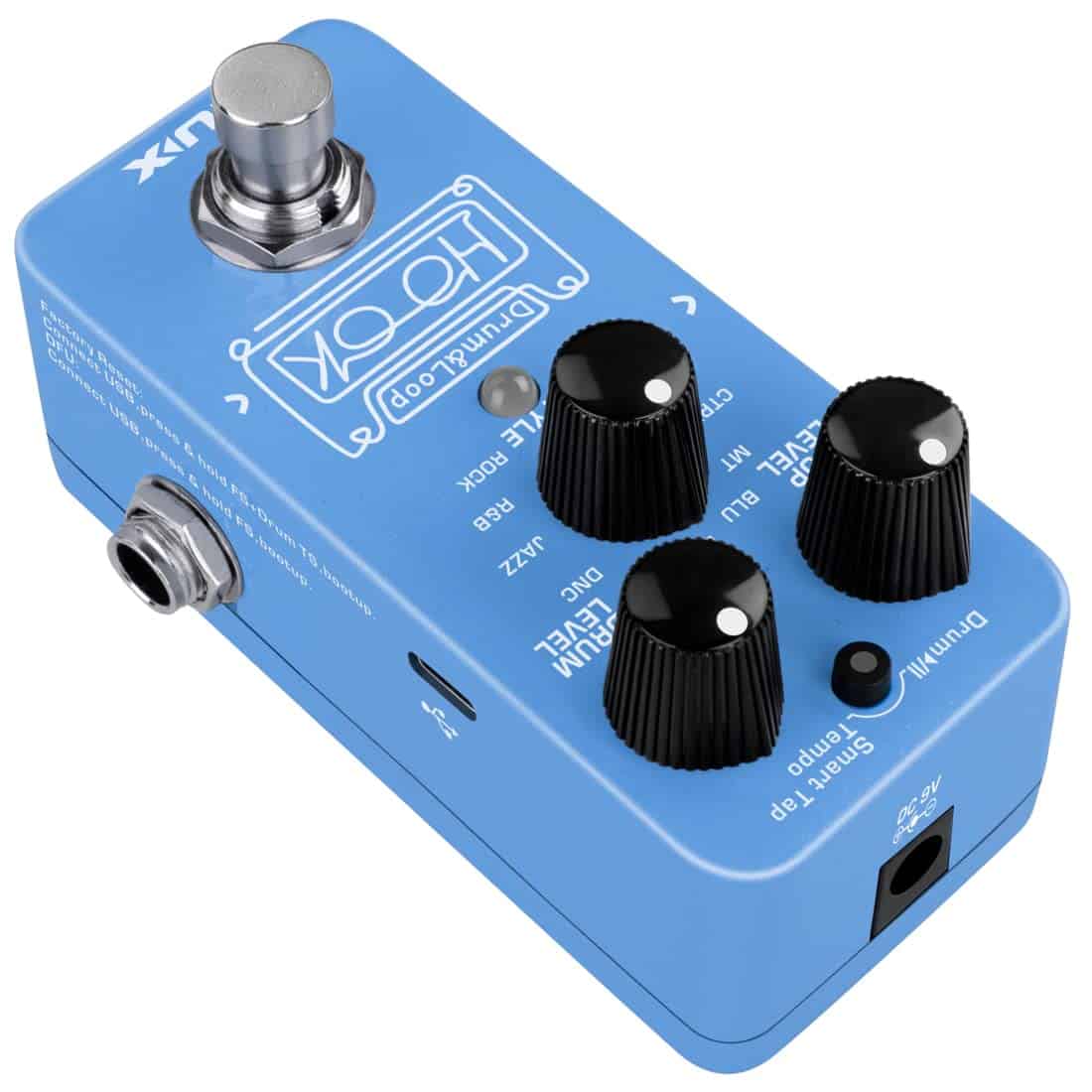 NUX NDL-3 HOOK Pedal de Loop de Batería Mini, 6 minutos de - Imagen 5