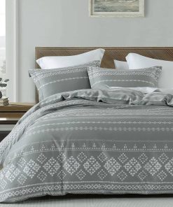 Juego de Funda Duvet Bedduvit Tamaño King - Gris Juego de