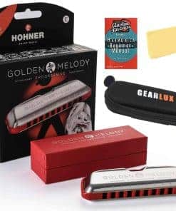 Armonica Hohner 544 Golden Melody con Estuche, Bolsa con