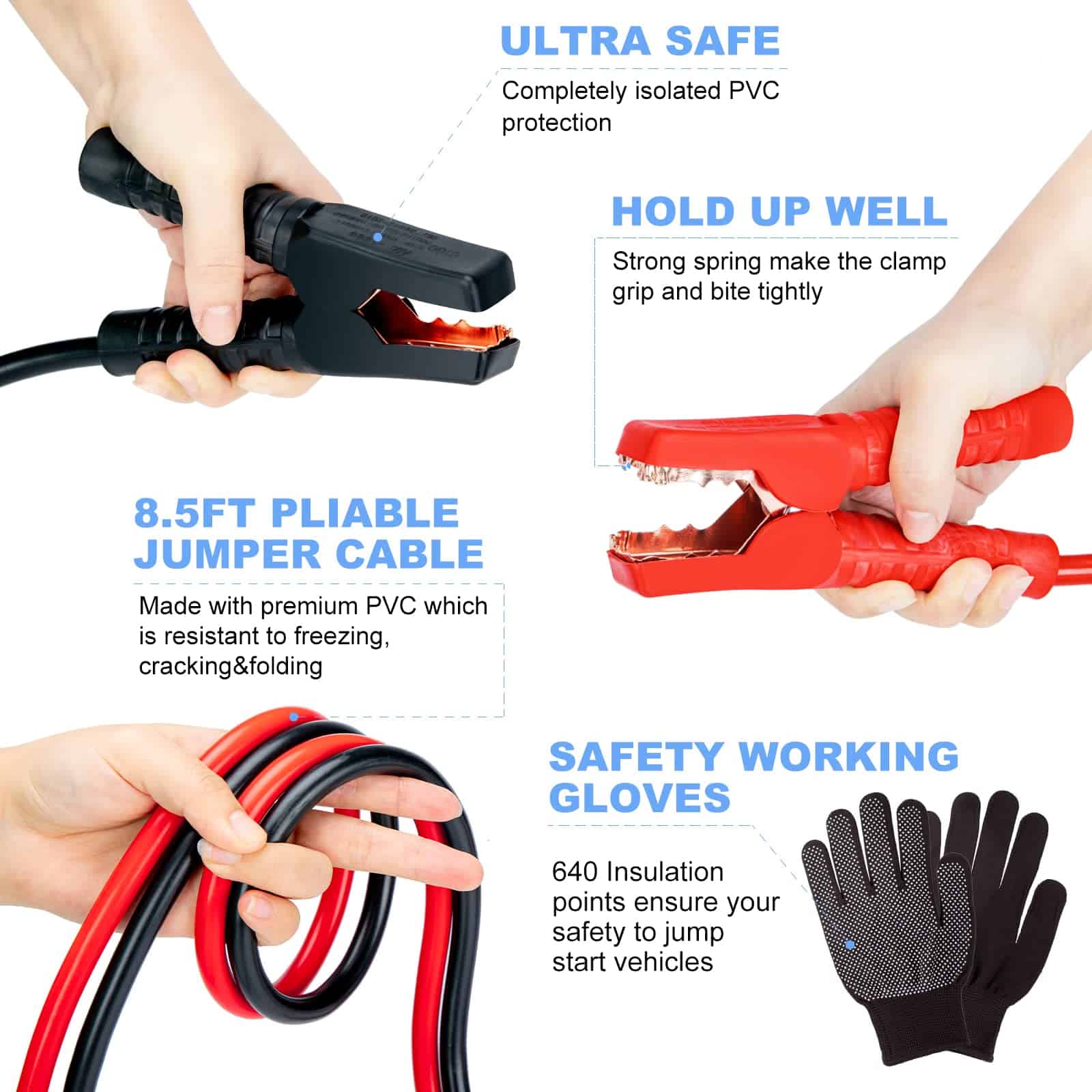 Kit de Asistencia de Emergencia para Automóvil AUTODECO 105 - Imagen 4