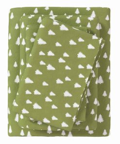 Juego de sábanas de franela Great Bay Home -Oliva