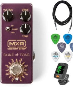 MXR CSP039 Duke of Tone Overdrive Bundle con Cable de