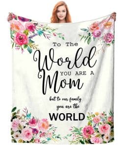 Regalos para Mamá Manta Regalo de Cumpleaños del Día de la