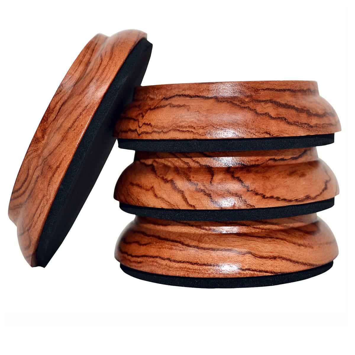 Copas de Ruedas de Piano Vertical, Juego de 4 Almohadillas