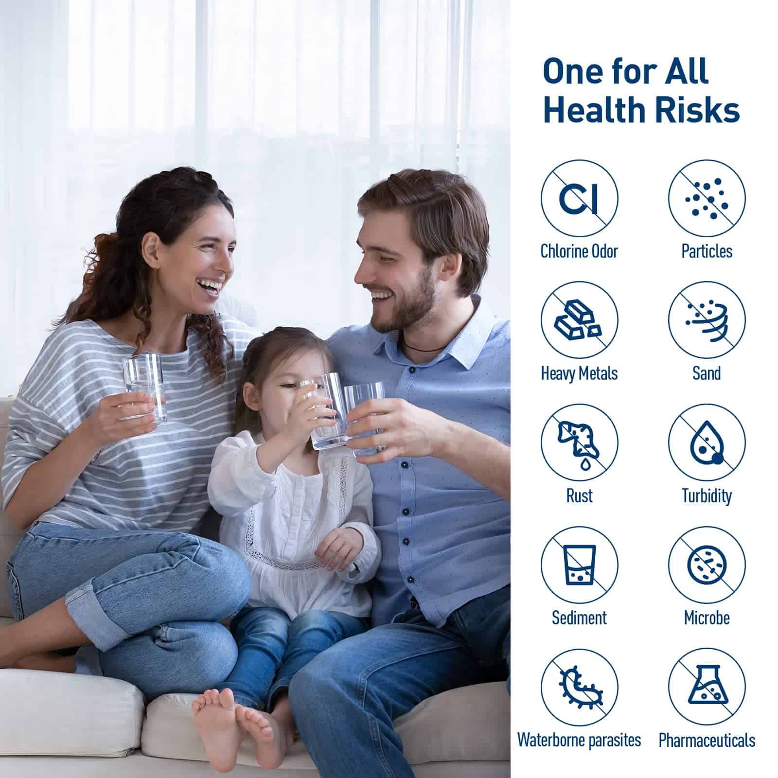 Filtro de Agua PERCOLA KWF1000, Certificado por NSF42 y - Imagen 7