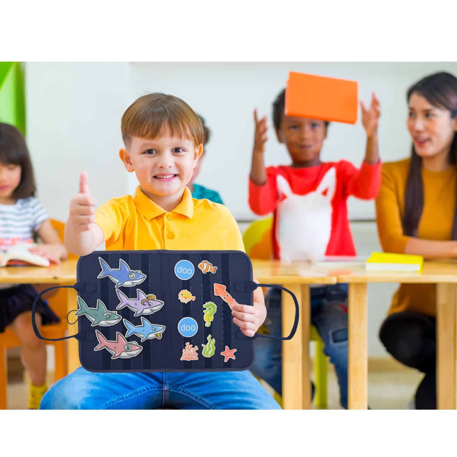 Set de Tablero de Fieltro para Cuentos para Niños en Edad - Imagen 7