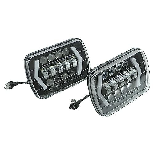 Mogankey Faros LED Cuadrados de 5x7 pulgadas con Ojos de - Imagen 5