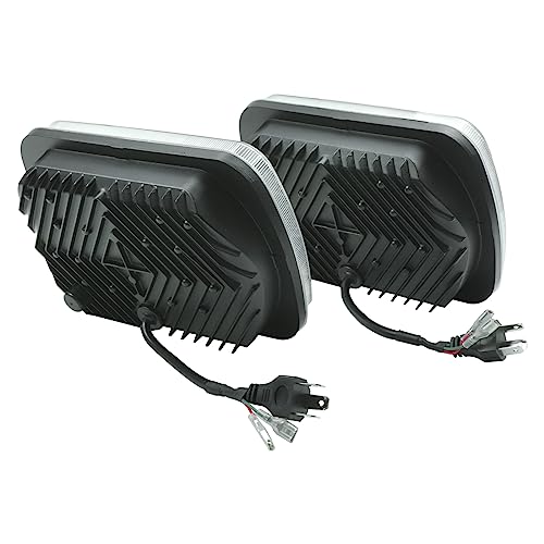 Mogankey Faros LED Cuadrados de 5x7 pulgadas con Ojos de - Imagen 6