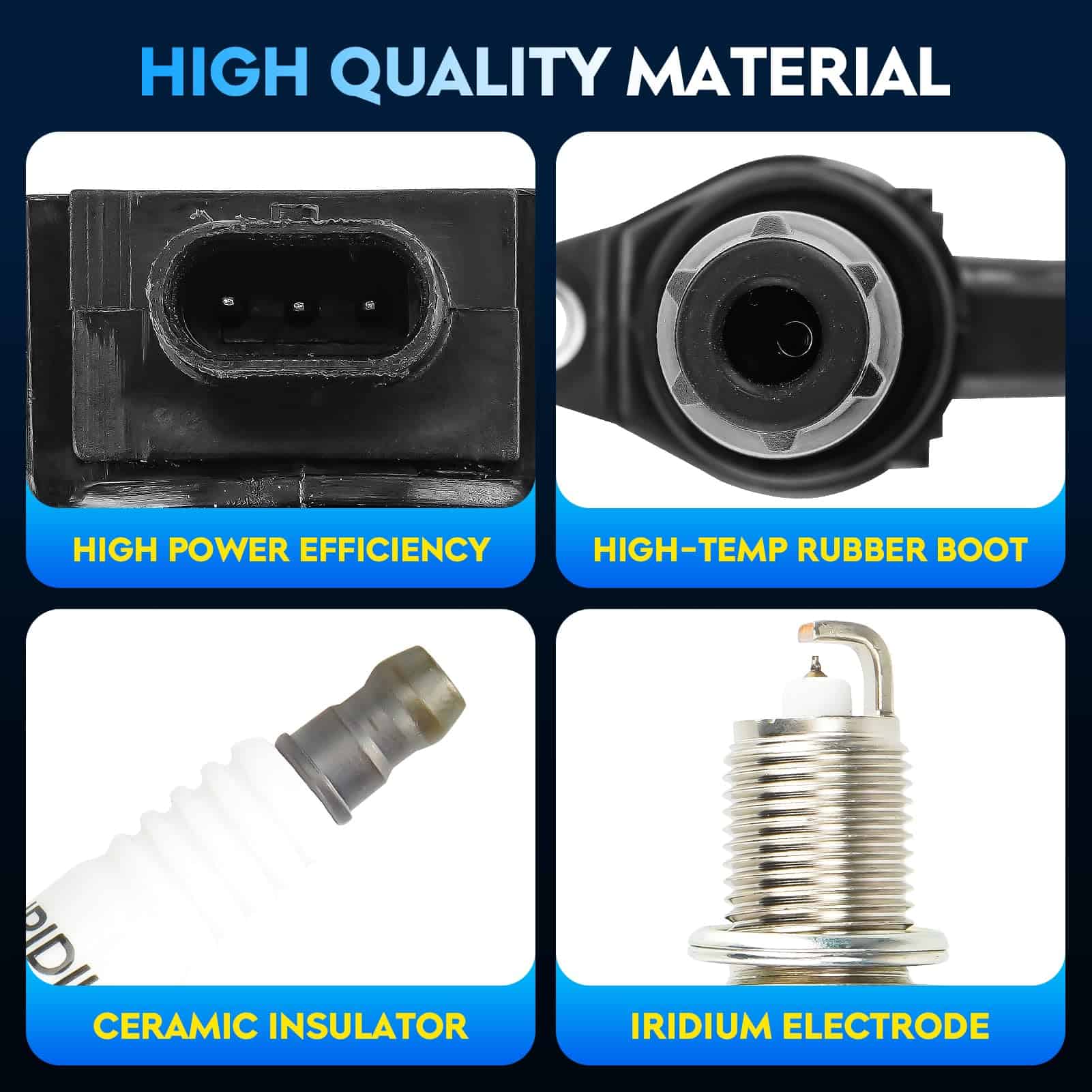 Paquete de Bobina de Encendido + Bujías de Iridio para 07 - Imagen 4