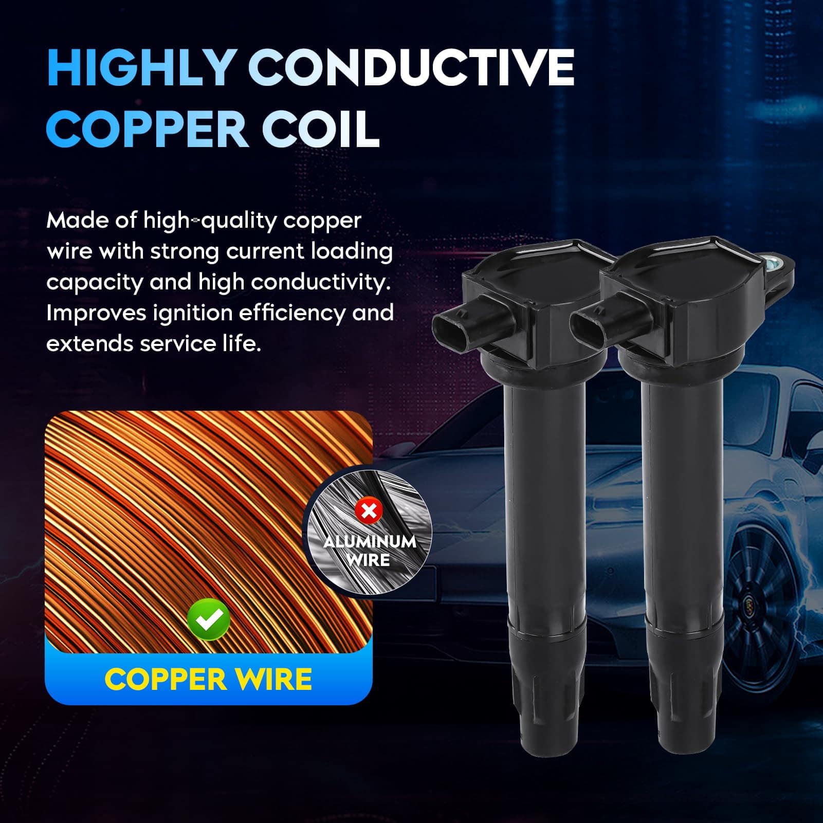 Paquete de Bobina de Encendido + Bujías de Iridio para 07 - Imagen 5