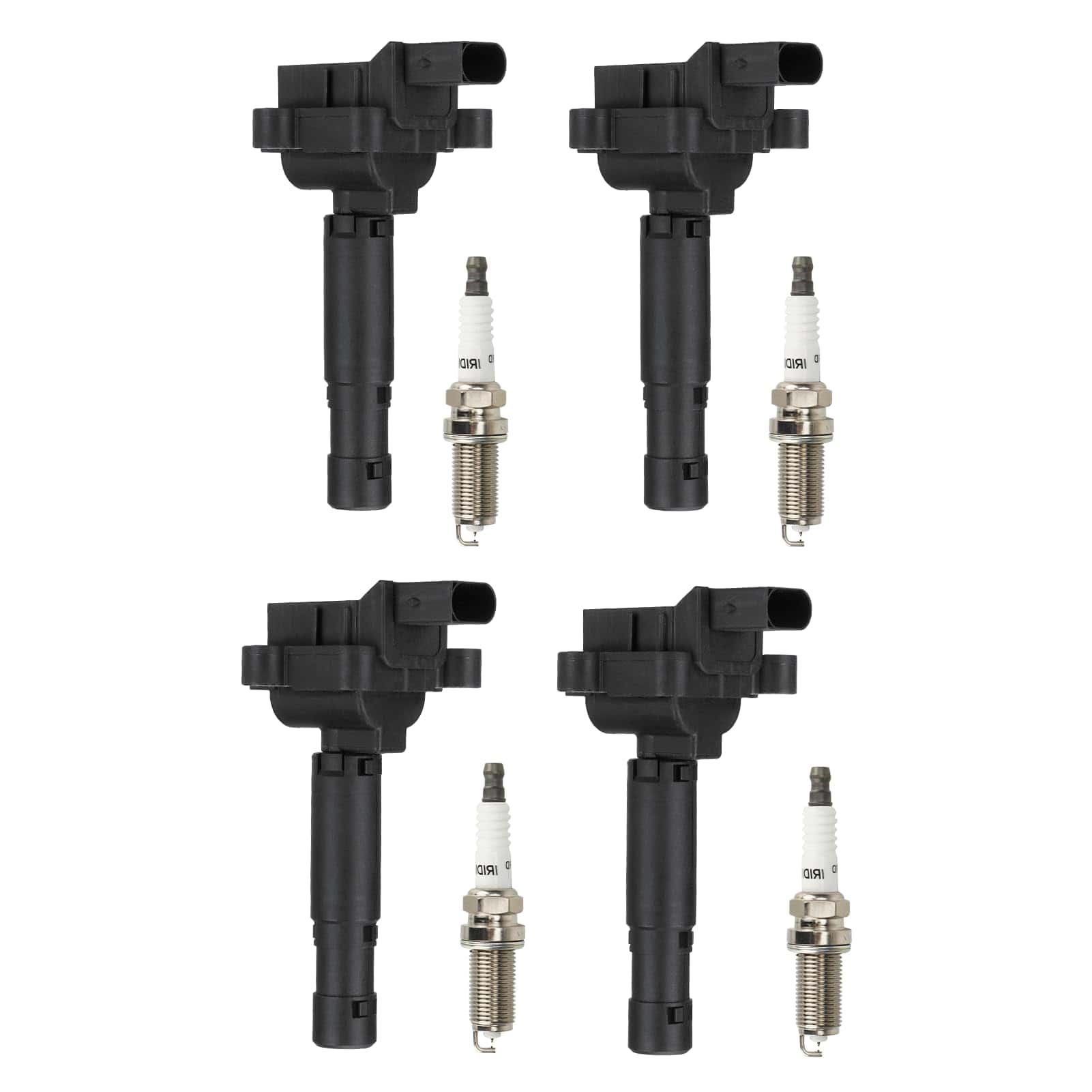 Paquete de Bobina de Encendido + Bujías de Iridio para