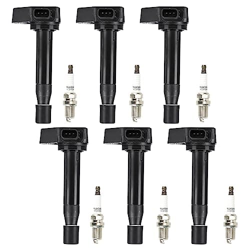 Paquete de Bobinas de Encendido Negras + Bujías de Iridio