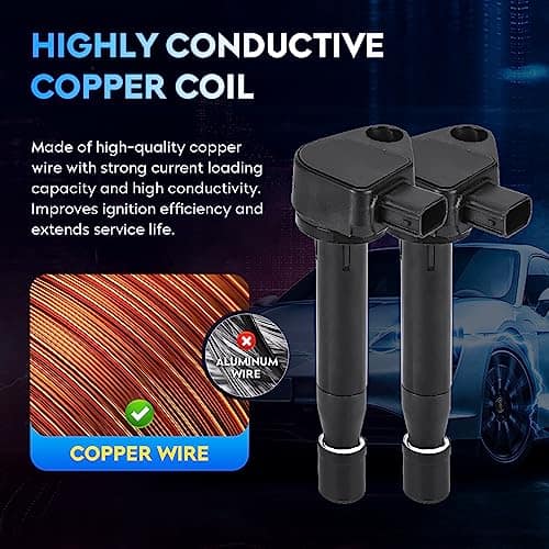 Paquete de Bobinas de Encendido Negras + Bujías de Iridio - Imagen 5