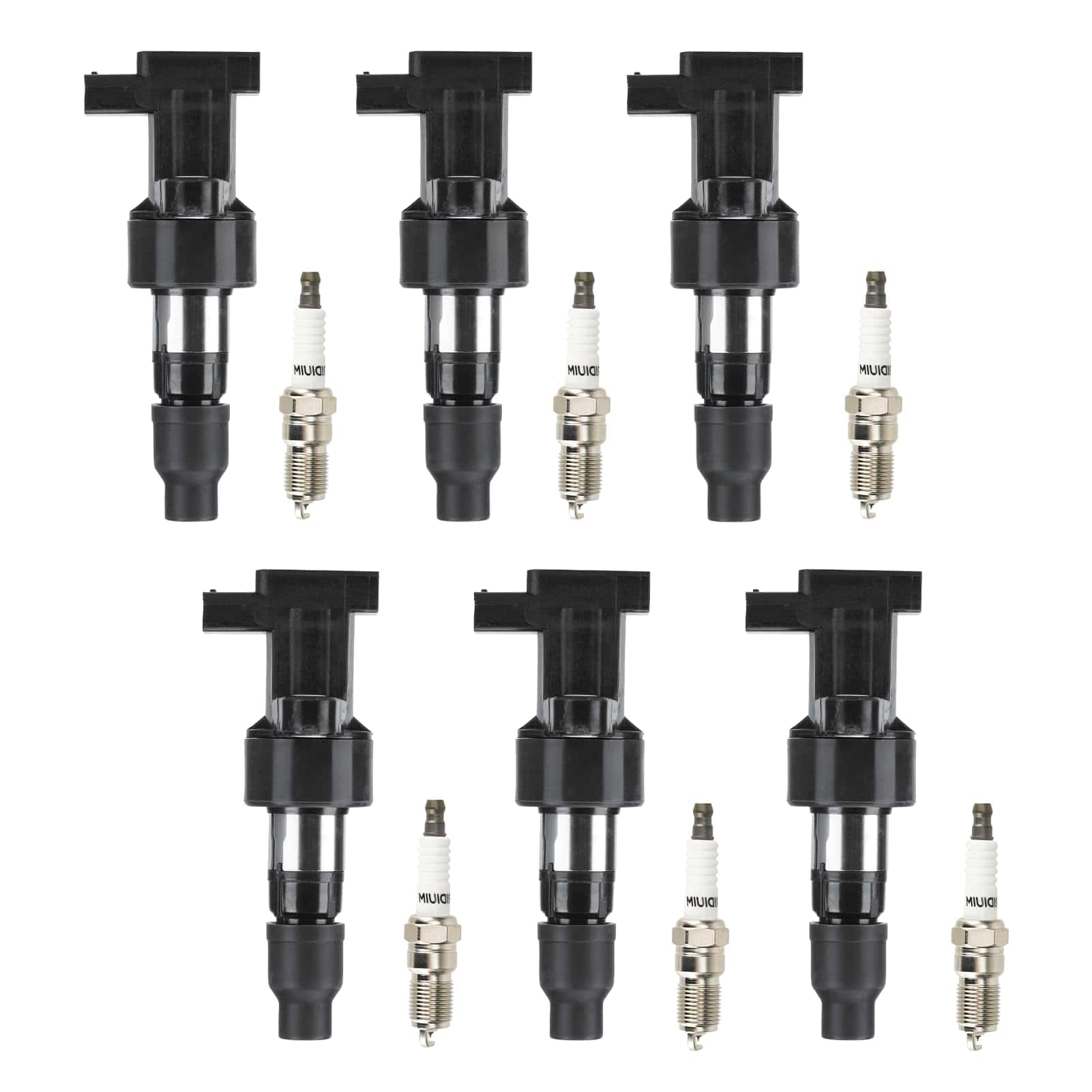 Paquete de Bobinas de Encendido + Bujías de -uego de 6