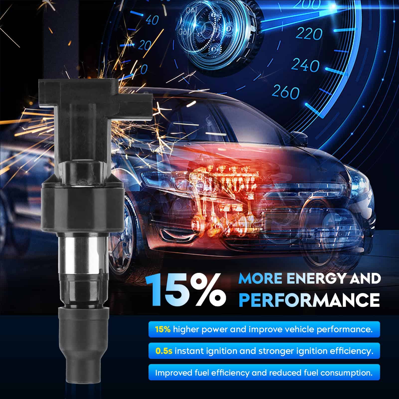 Paquete de Bobinas de Encendido + Bujías de -uego de 6 - Imagen 6