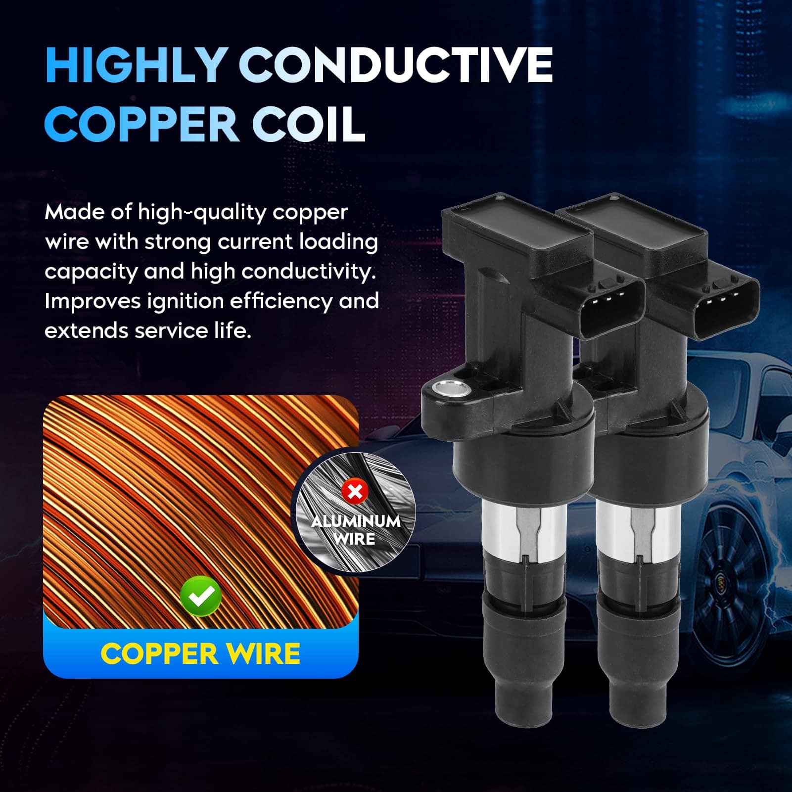 Paquete de Bobinas de Encendido + Bujías de -uego de 6 - Imagen 5