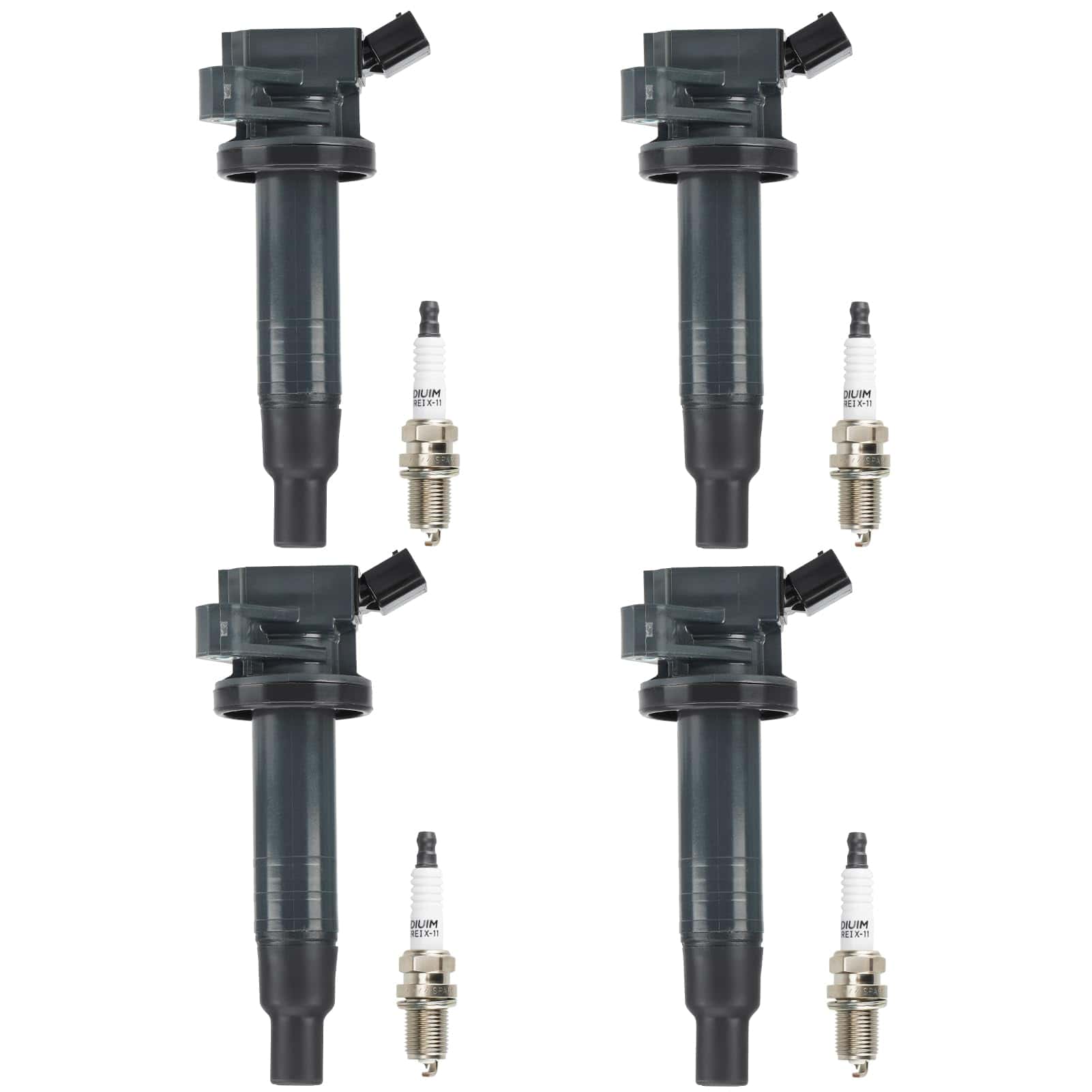 Paquete de Bobina de Encendido + Bujías de -7, 4 Sets