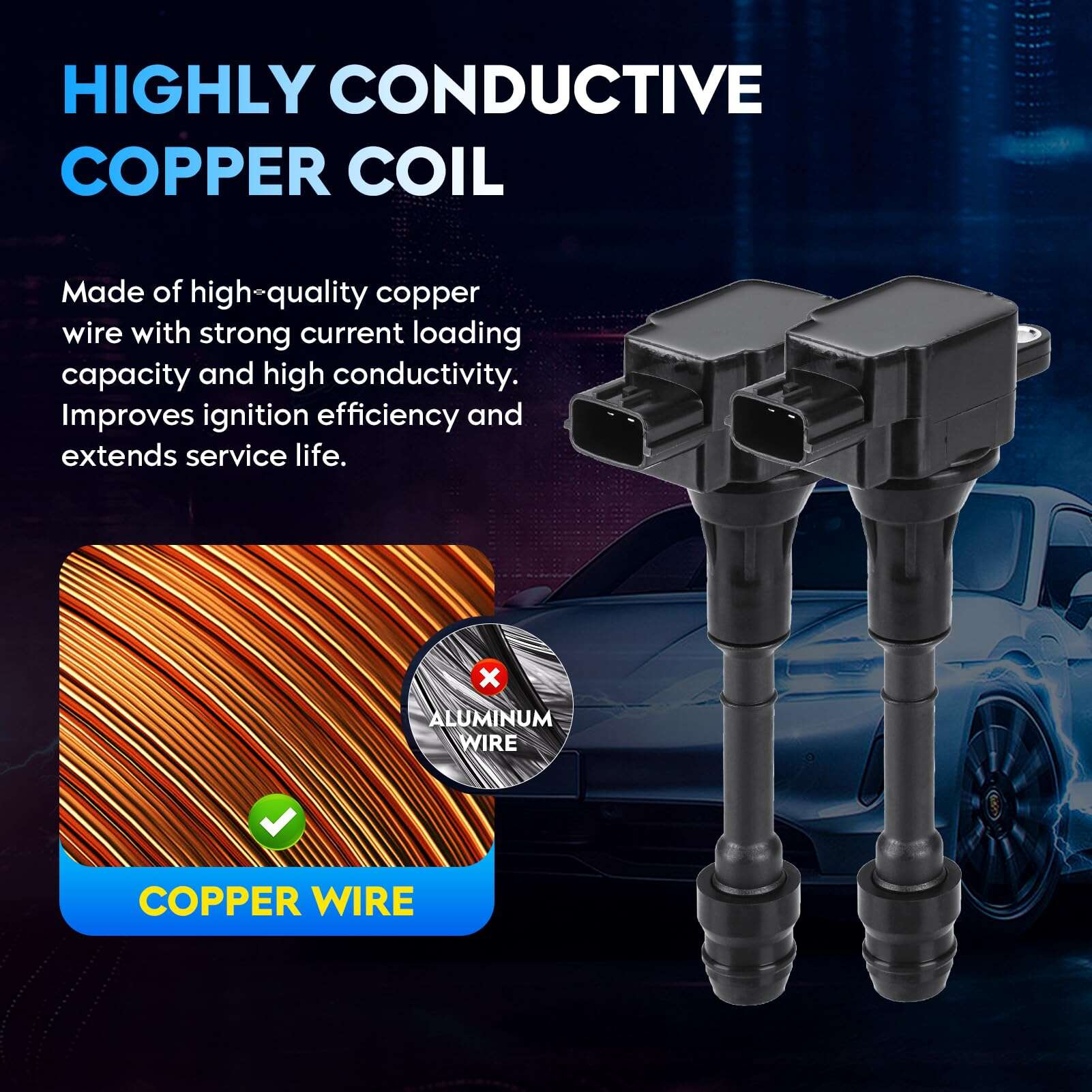 Paquete de Bobina de Encendido + Bujías de Iridio para - Imagen 5