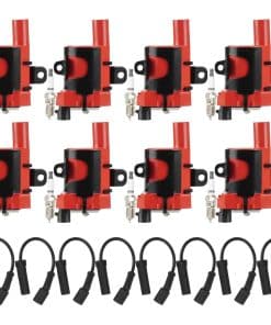 Paquete de Bobina de Encendido + Bujías de -Rojo