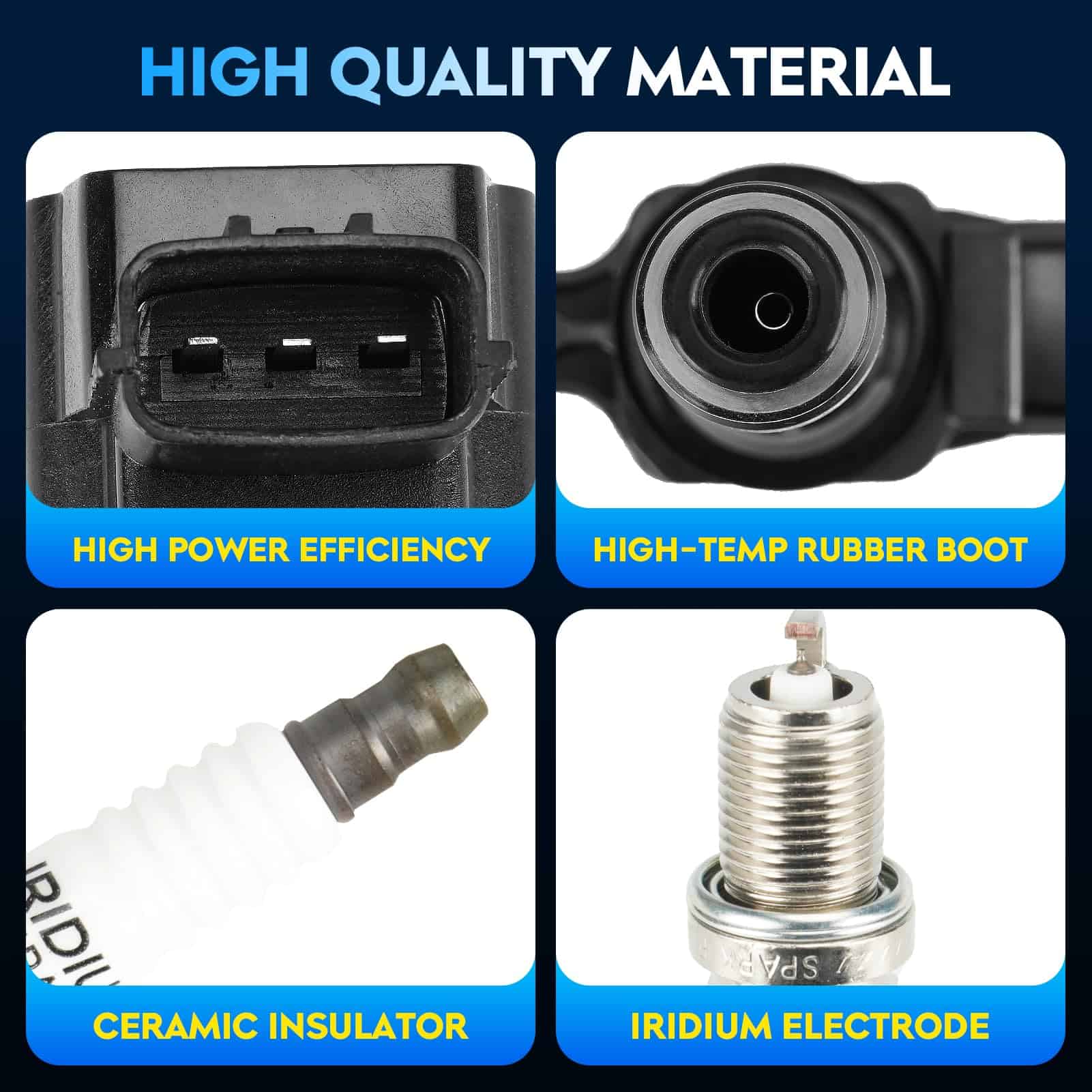 Paquete de Bobina de Encendido + Bujías de -0, 8 Sets - Imagen 4