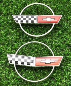 Juego de 2 Emblemas Frontales + Emblema de Tapa de
