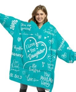 Fastpeace Regalos para Hija - Manta con Capucha para Hija -