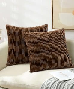 Fundas de Almohada Decorativas de Terciopelo Finlonte