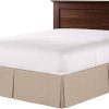 AMELLA'S Falda de Cama de 800 Hilos 100% -Taupe