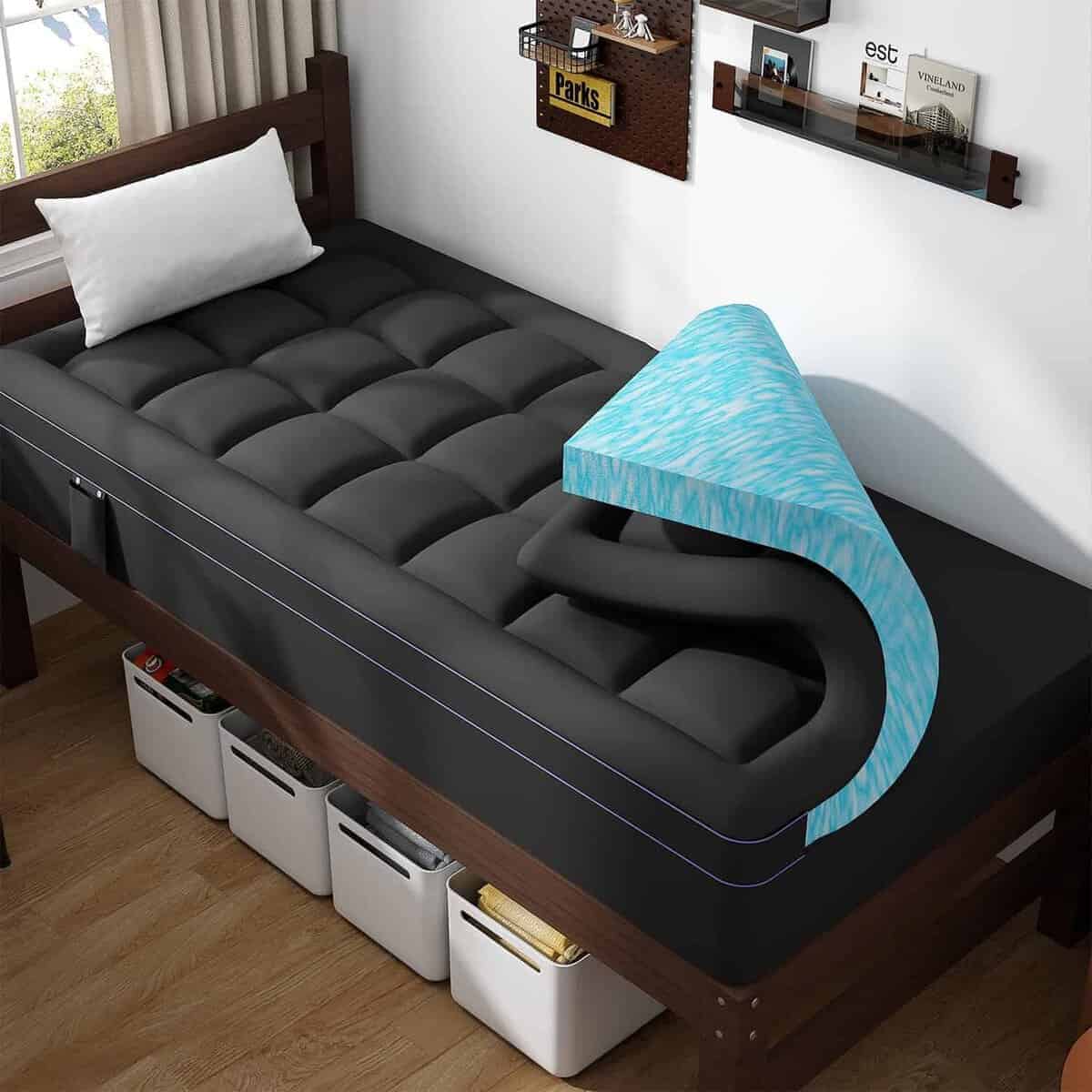 ABENE Colchoneta de Espuma Viscoelástica de Doble Capa de 3