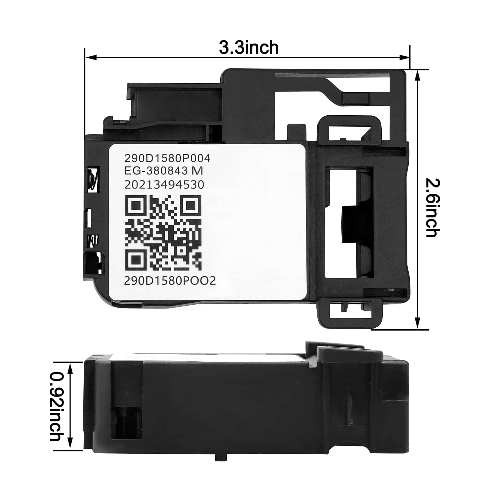 Switch de bloqueo de tapa de lavadora WH01X27954 compatible - Imagen 3