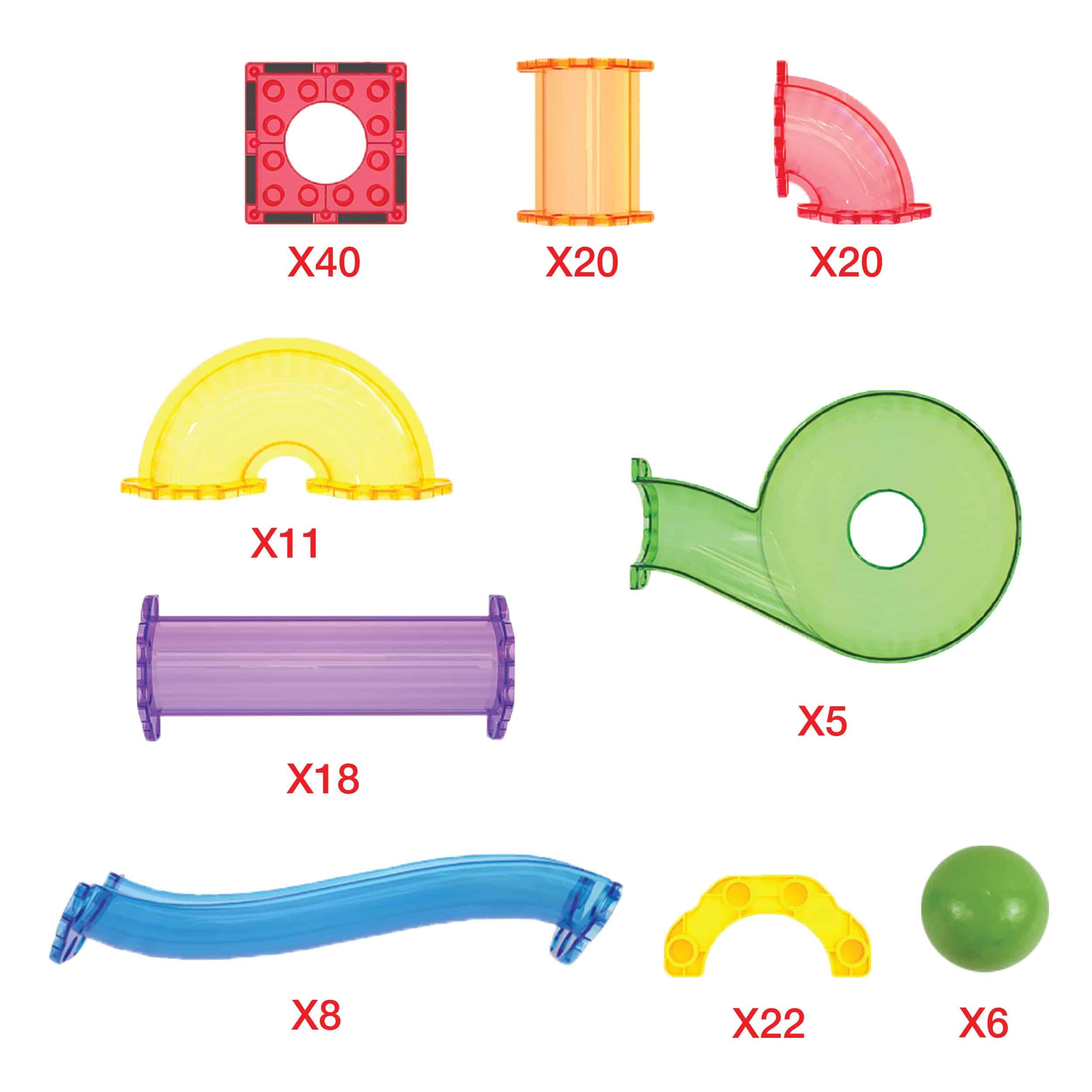 Juego de Construcción de Mármol con Imanes 150 Piezas - Imagen 7